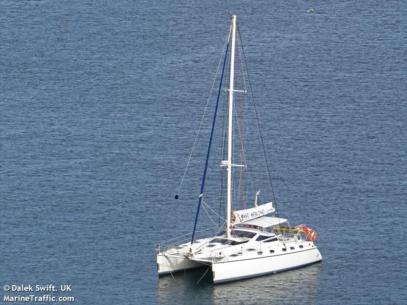 mago merlino (Sailing vessel) - IMO , MMSI 235069027, Call Sign 2BST5 under the flag of United Kingdom (UK)
