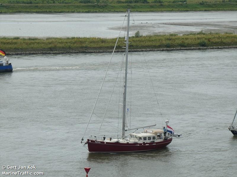 sylvia (Sailing vessel) - IMO , MMSI 244015983, Call Sign PE2070 under the flag of Netherlands