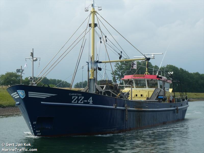 zz-4 christina (Fishing Vessel) - IMO 8215895, MMSI 244031000, Call Sign PDKF under the flag of Netherlands