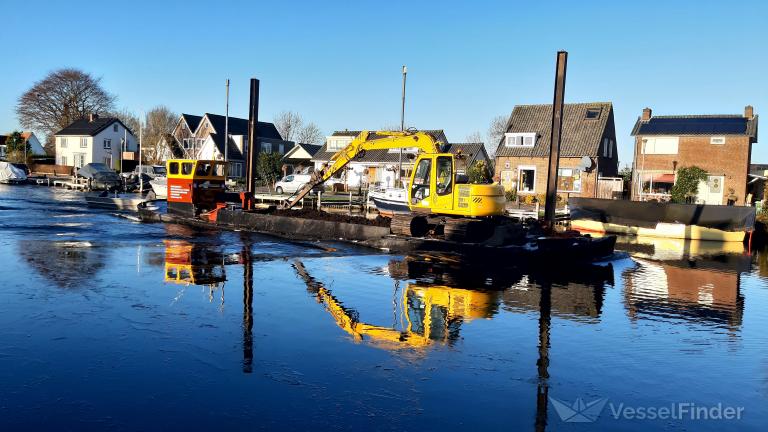 dankbaarheid (Dredging or UW ops) - IMO , MMSI 244060027, Call Sign PF8715 under the flag of Netherlands