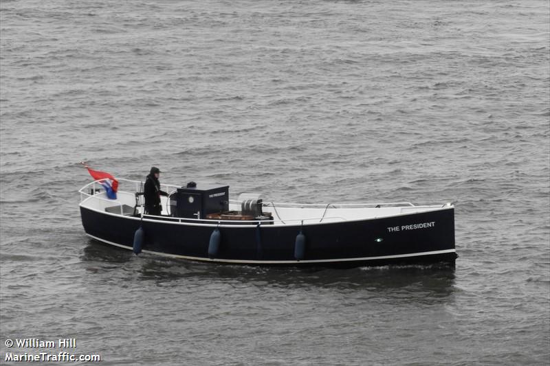 the president (Passenger ship) - IMO , MMSI 244170641, Call Sign PE4162 under the flag of Netherlands