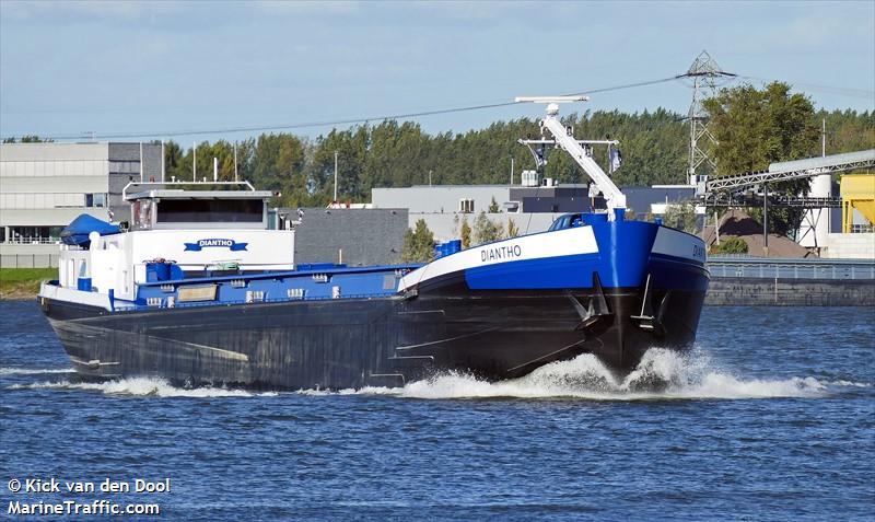 diantho (Cargo ship) - IMO , MMSI 244660178, Call Sign PB4536 under the flag of Netherlands