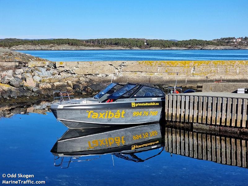 grimstad taxibaat (Pleasure craft) - IMO , MMSI 257067760, Call Sign LD3099 under the flag of Norway