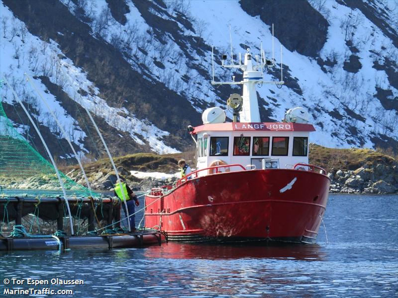 langfjord (Cargo ship) - IMO , MMSI 257308440, Call Sign LG4484 under the flag of Norway