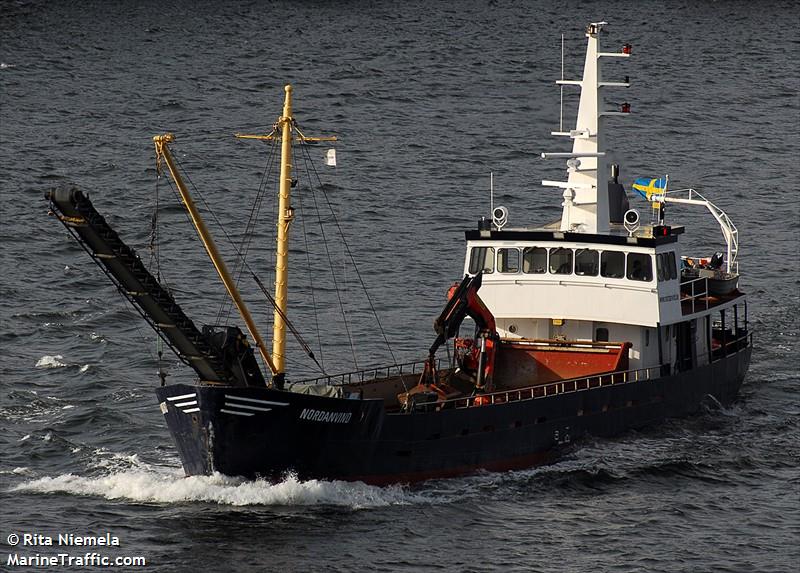 nordanvind (Cargo ship) - IMO , MMSI 265656950, Call Sign SFWP under the flag of Sweden