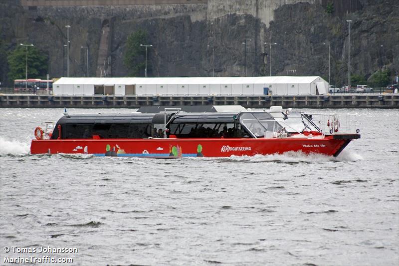 wake me up (Passenger ship) - IMO , MMSI 265780220, Call Sign SBGP under the flag of Sweden