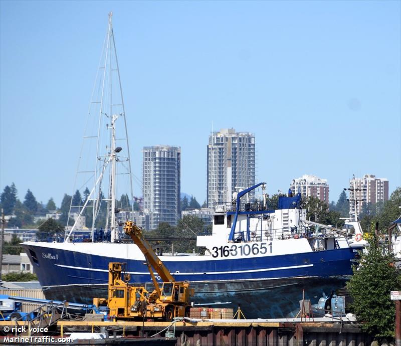 stellar i (Fishing vessel) - IMO , MMSI 316008190, Call Sign CFA3266 under the flag of Canada