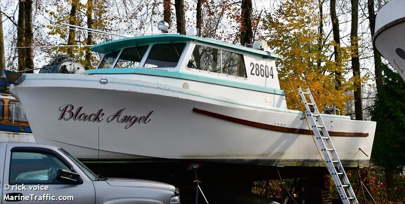 black angel (Fishing vessel) - IMO , MMSI 316037659 under the flag of Canada