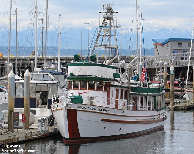 hecate ranger (Pleasure craft) - IMO , MMSI 338215148 under the flag of USA