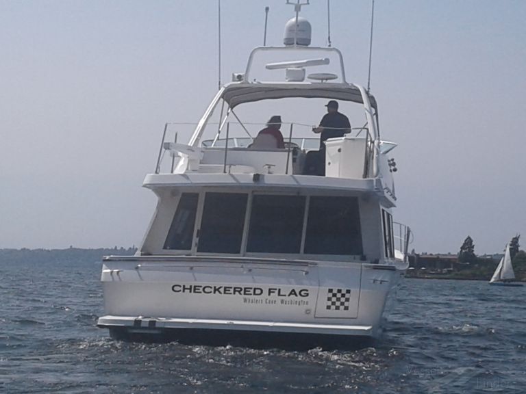 checkered flag (Pleasure craft) - IMO , MMSI 368044730 under the flag of United States (USA)