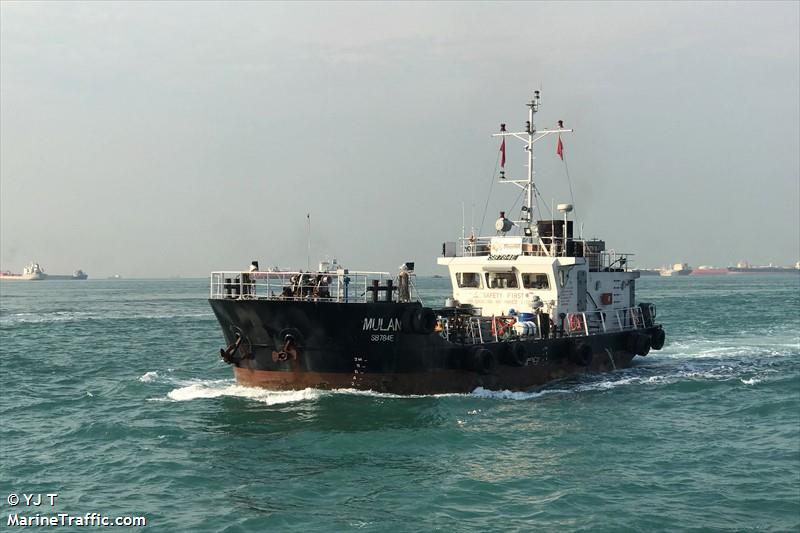 mulan (Tanker) - IMO , MMSI 563030690, Call Sign 9V2868 under the flag of Singapore