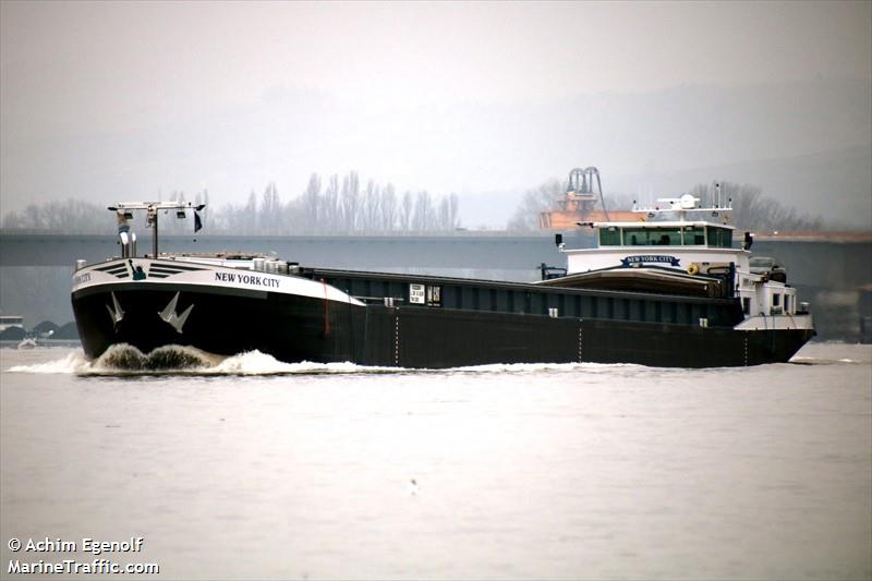 new york city (Cargo ship) - IMO , MMSI 205407490, Call Sign OT4074 under the flag of Belgium