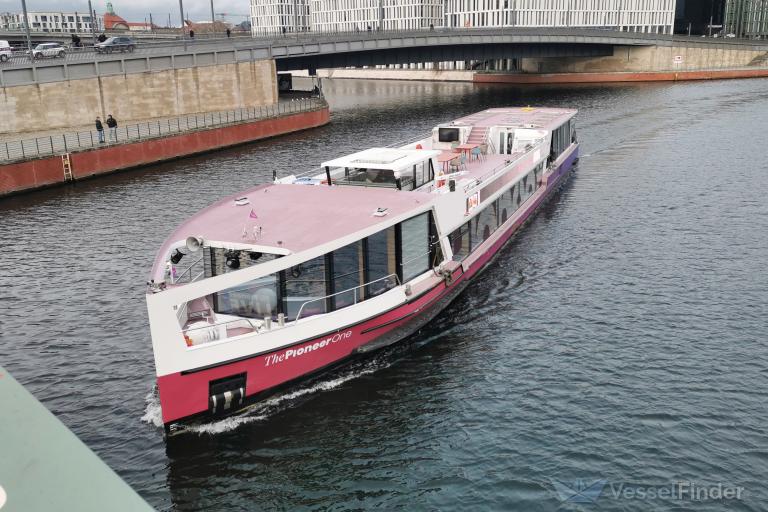 the pioneer one (Passenger ship) - IMO , MMSI 211307830, Call Sign DB6140 under the flag of Germany