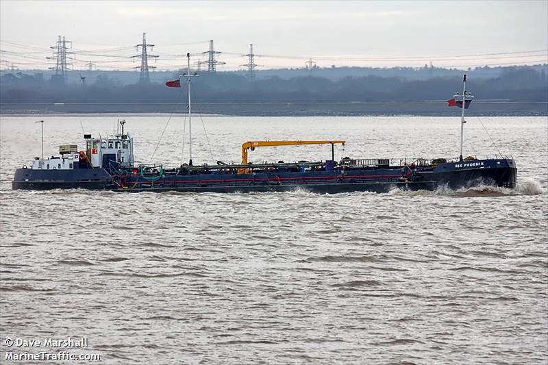 rix phoenix (Tanker) - IMO , MMSI 232003150 under the flag of United Kingdom (UK)