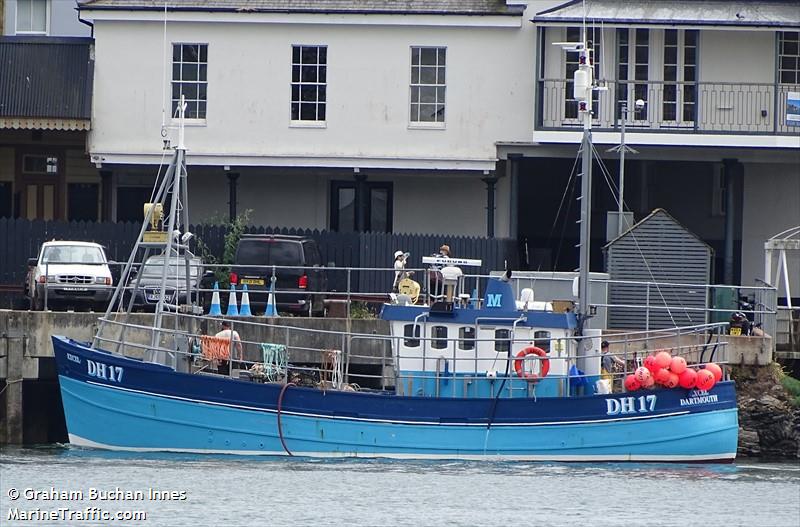 mfv excel (Fishing vessel) - IMO , MMSI 235001318, Call Sign 2 CUT under the flag of United Kingdom (UK)