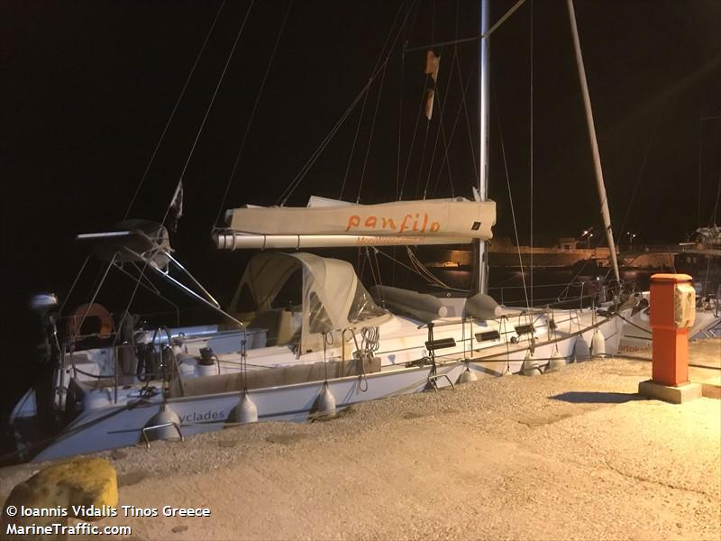 panfilo (Sailing vessel) - IMO , MMSI 239958300 under the flag of Greece