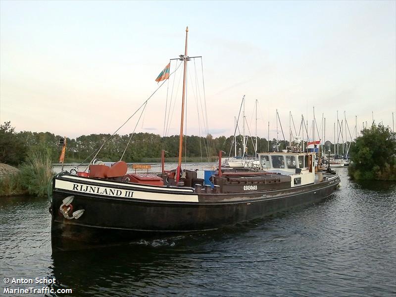 rijnland 3 (Cargo ship) - IMO , MMSI 244010655, Call Sign PF3569 under the flag of Netherlands