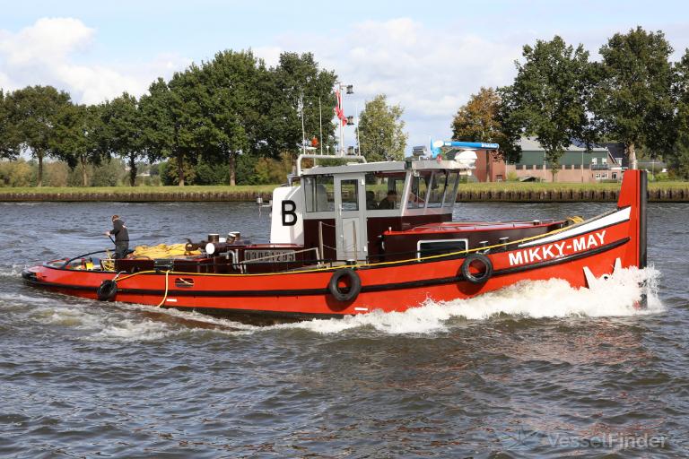 mikky may (Tug) - IMO , MMSI 244021583, Call Sign PI7525 under the flag of Netherlands