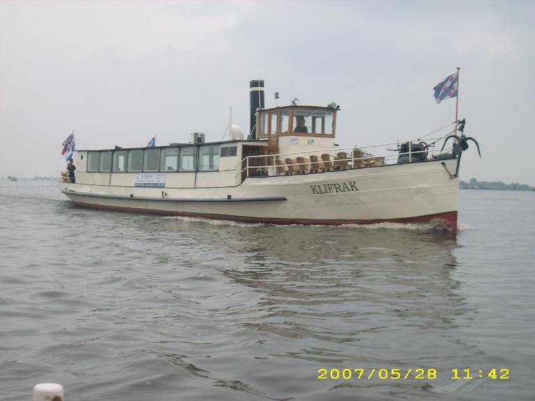 klifrak (Passenger ship) - IMO , MMSI 244700859, Call Sign PC2890 under the flag of Netherlands