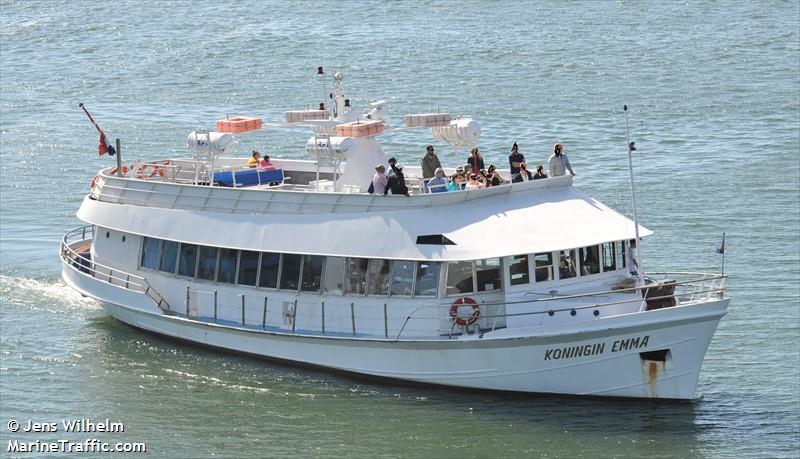 koningin emma (Passenger ship) - IMO , MMSI 244780655, Call Sign PG5072 under the flag of Netherlands