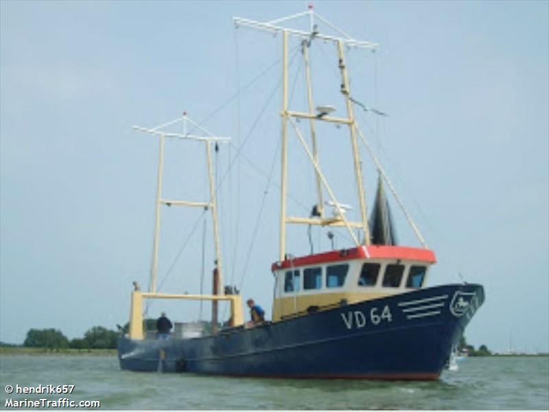 vd64 margretha (Fishing vessel) - IMO , MMSI 244890175, Call Sign PE4920 under the flag of Netherlands