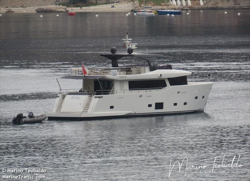 icon (Pleasure craft) - IMO , MMSI 248000672, Call Sign 9HB4212 under the flag of Malta