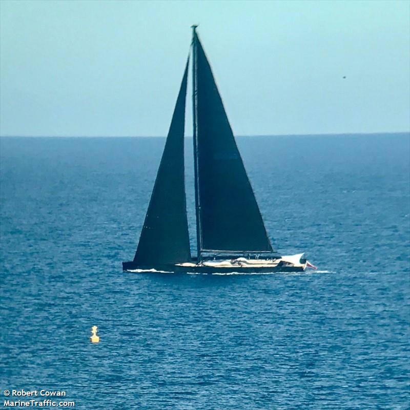 black sail (Sailing vessel) - IMO , MMSI 248328000 under the flag of Malta