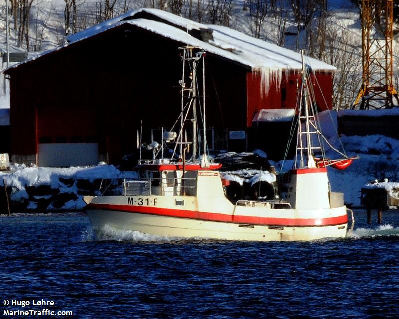 barjo (Fishing vessel) - IMO , MMSI 257116240, Call Sign LK2006 under the flag of Norway