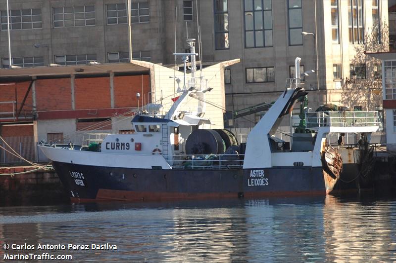 aster (Fishing Vessel) - IMO , MMSI 263402890, Call Sign CURM9 under the flag of Portugal