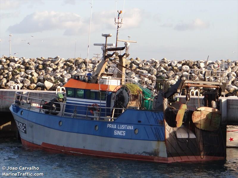 praia lusitana (Fishing vessel) - IMO , MMSI 263413350, Call Sign CUHX4 under the flag of Portugal