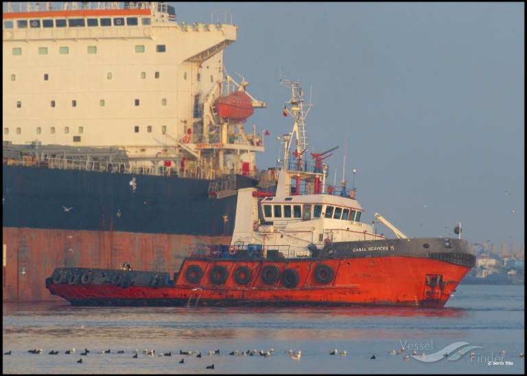 canal services 15 (Tug) - IMO 7711050, MMSI 264900240, Call Sign - under the flag of Romania