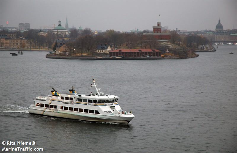 varmdo (Passenger Ship) - IMO , MMSI 265520390, Call Sign SMXZ under the flag of Sweden