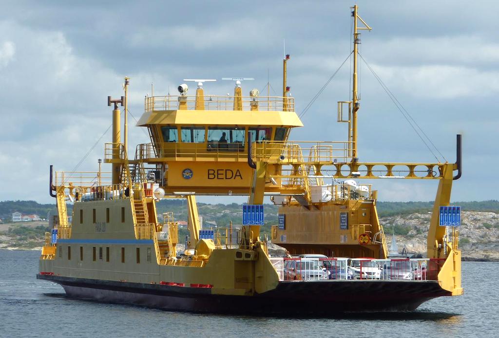 beda (Passenger/Ro-Ro Cargo Ship) - IMO 8302363, MMSI 265522220, Call Sign SFHO under the flag of Sweden