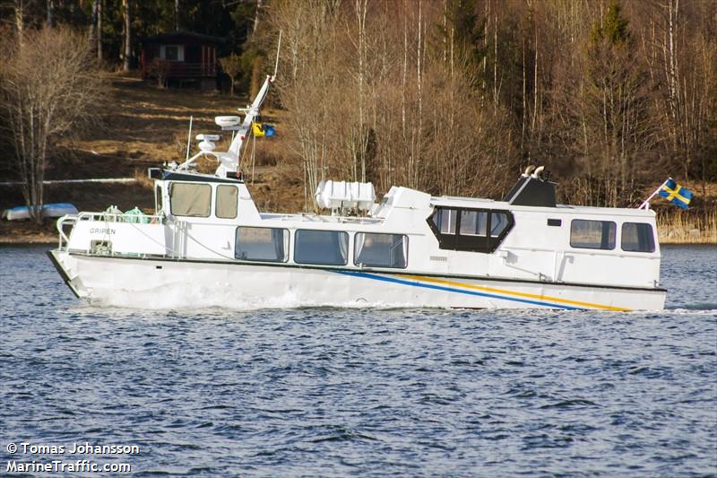 gripen (Passenger ship) - IMO , MMSI 265738560, Call Sign SJUL under the flag of Sweden