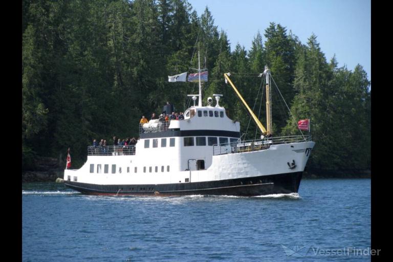 frances barkley (Passenger ship) - IMO , MMSI 316017885, Call Sign CFN7323 under the flag of Canada