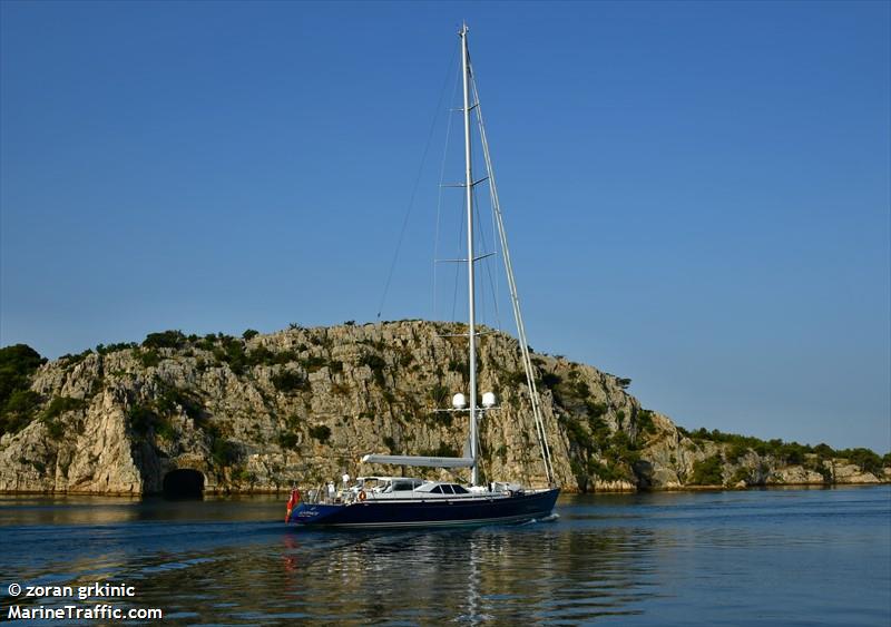 anemoi (Sailing vessel) - IMO , MMSI 319134400, Call Sign ZGHG6 under the flag of Cayman Islands