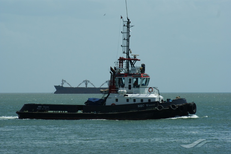 nec vision (Tug) - IMO 9381081, MMSI 362027000, Call Sign 9YGP under the flag of Trinidad & Tobago