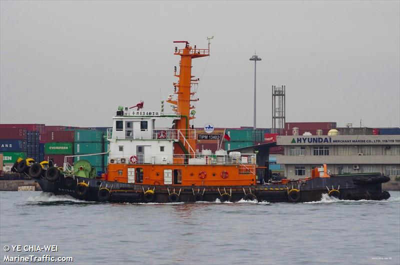 tipm no.13402 (Tug) - IMO , MMSI 416005048, Call Sign SSD under the flag of Taiwan