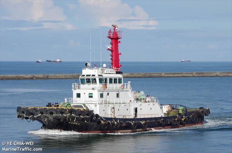 ec668 (Tug) - IMO , MMSI 416005689, Call Sign BQ3069 under the flag of Taiwan