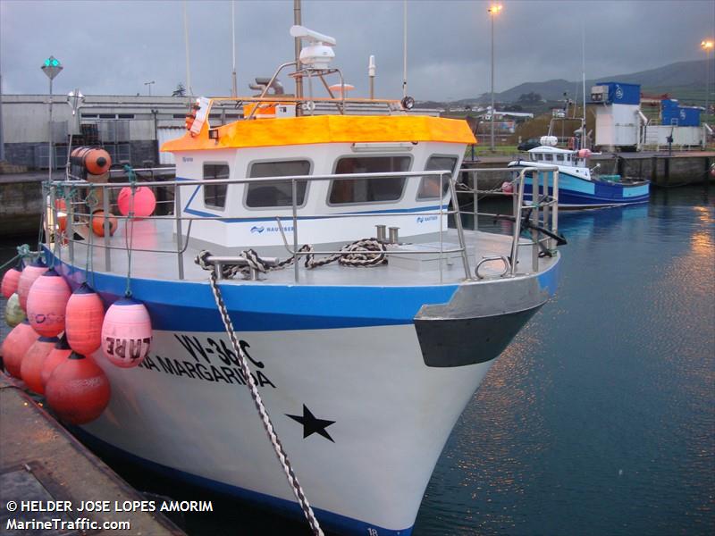 ana margarida (Fishing vessel) - IMO , MMSI 204203650, Call Sign CUVX3 under the flag of Azores