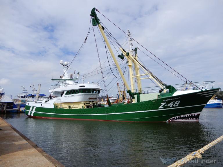 z.48de maria antonia (Fishing Vessel) - IMO 8972986, MMSI 205243000, Call Sign OPTE under the flag of Belgium