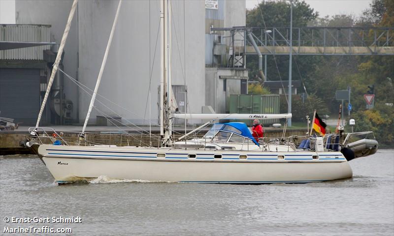 manuia (Unknown) - IMO , MMSI 211229580 under the flag of Germany