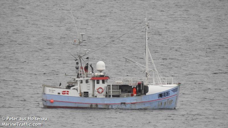 l282 marie isabella (Fishing vessel) - IMO , MMSI 219002136, Call Sign OU 4231 under the flag of Denmark