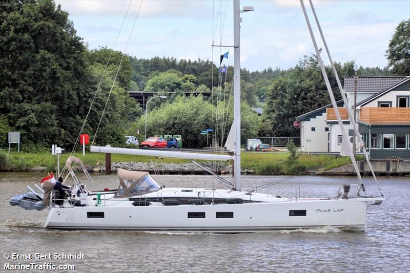 phar lap (Sailing vessel) - IMO , MMSI 244136698, Call Sign PI9581 under the flag of Netherlands