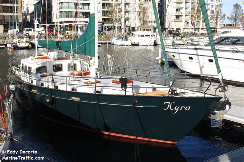 kyra (Pleasure craft) - IMO , MMSI 244383007, Call Sign PH5410 under the flag of Netherlands