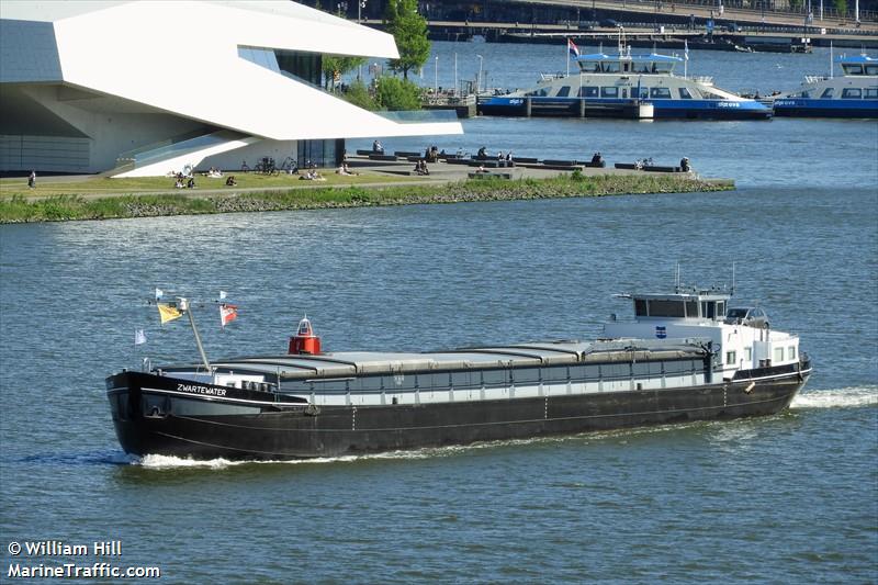 zwartewater (Cargo ship) - IMO , MMSI 244670346, Call Sign PF9075 under the flag of Netherlands