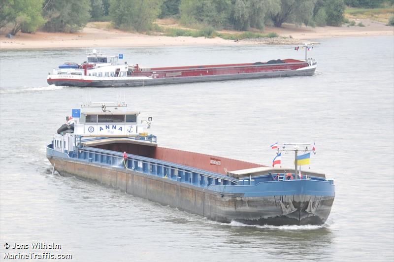 anna (Cargo ship) - IMO , MMSI 244710129, Call Sign PG8301 under the flag of Netherlands