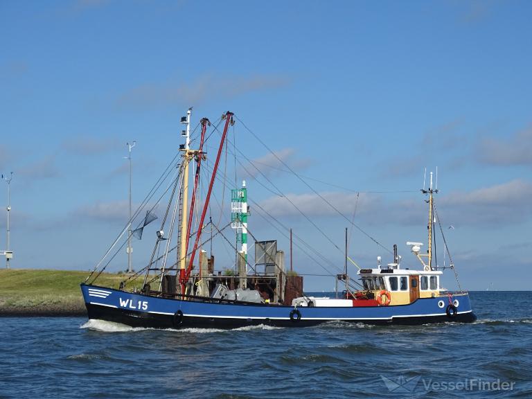 wl15 monte tjerk (Fishing vessel) - IMO , MMSI 245366000, Call Sign PJ4016 under the flag of Netherlands
