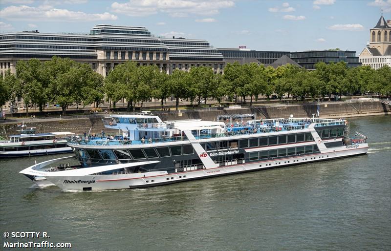 rheinenergie (Passenger ship) - IMO , MMSI 249795000, Call Sign 9HXT9 under the flag of Malta