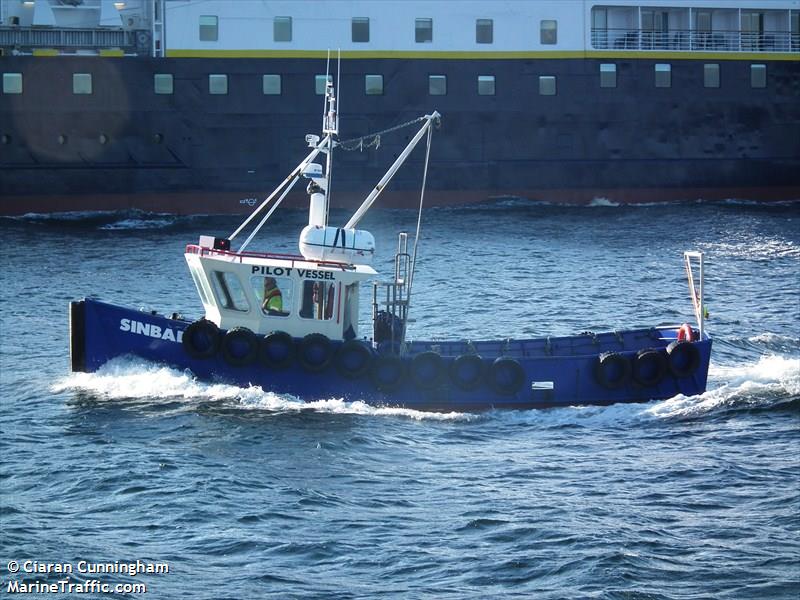 sinbad pilot vessel (Pilot) - IMO , MMSI 250109740, Call Sign EI7799 under the flag of Ireland